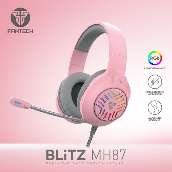 Nivava gaming best sale headset pink