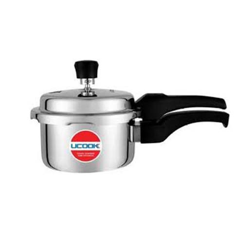 united ucook triply 3 litre stainless steel outer lid pressure cooker