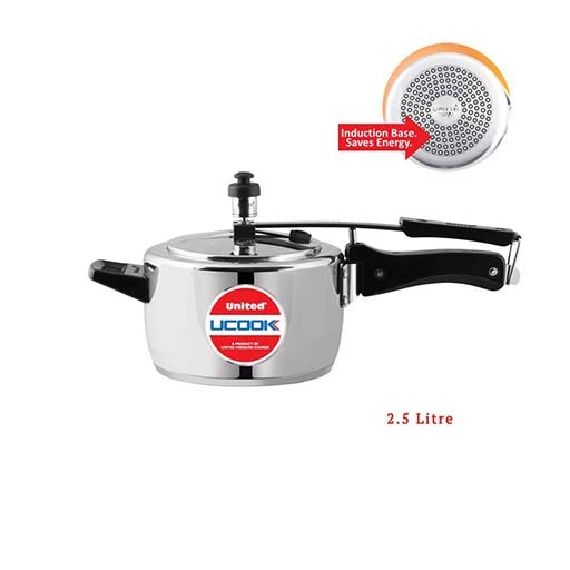 2.5 litre stainless steel best sale pressure cooker