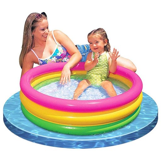 Intex Multicolored  Swimming Pool for Kids 34 Inch