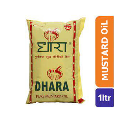 Dhara Mustard Oil 1 ltr (Pack of 10 )