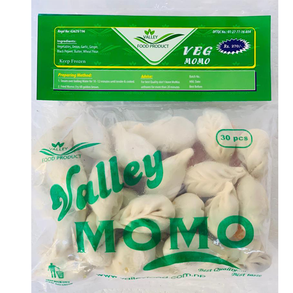 Valley veg Momo Pack of 30pcs (Achar Free)