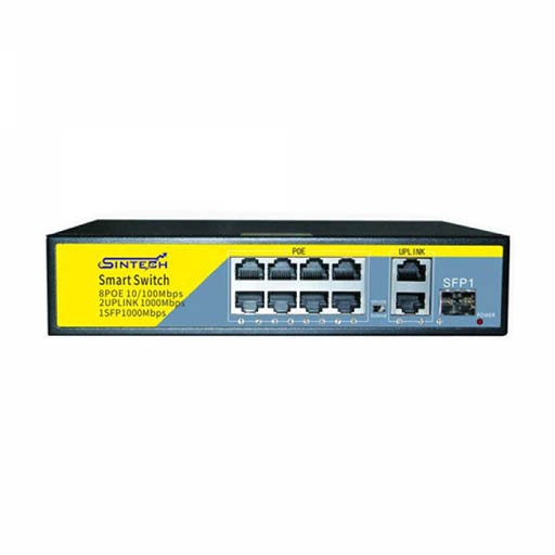 Sintech 11 Ports Sintech Smart POE Switch (8+3)