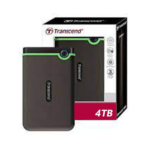 Transcend StoreJet J25M3 4TB USB 3 Portable Hard Disk Drive