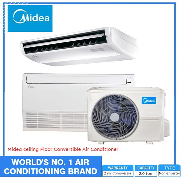Midea ceiling exposed 2 0 ton air conditioner