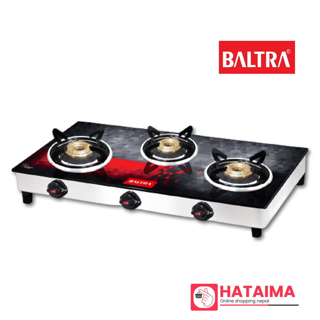 baltra nexa glass top 3 burner digital gas stove