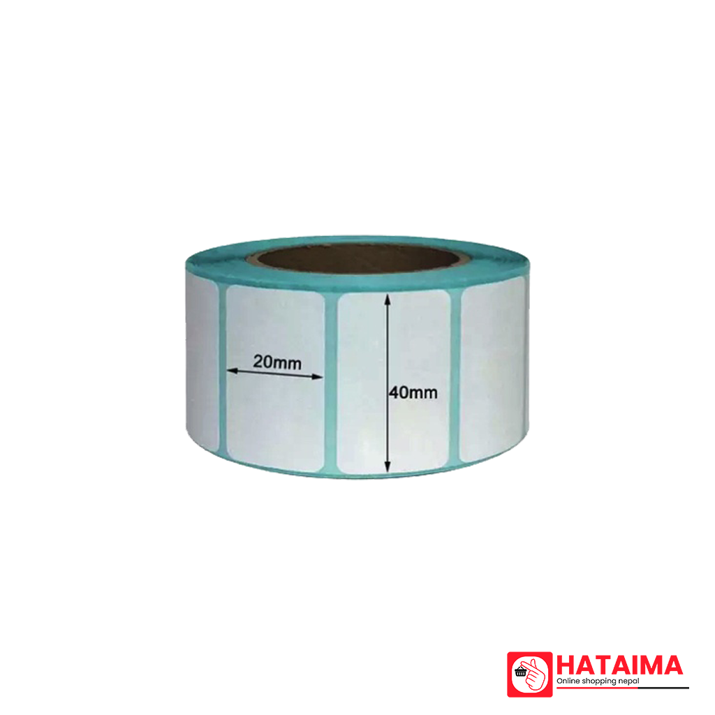 xLab 40mm*20mm*1500 Thermal Label Stickers Labels Roll