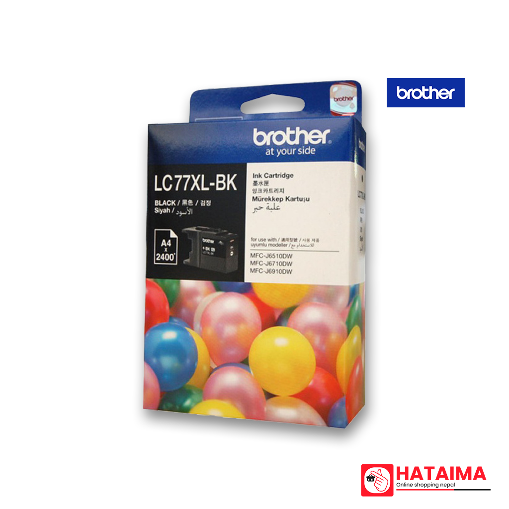 Brother Cart. LC-77XL-BK Ink Cartridge