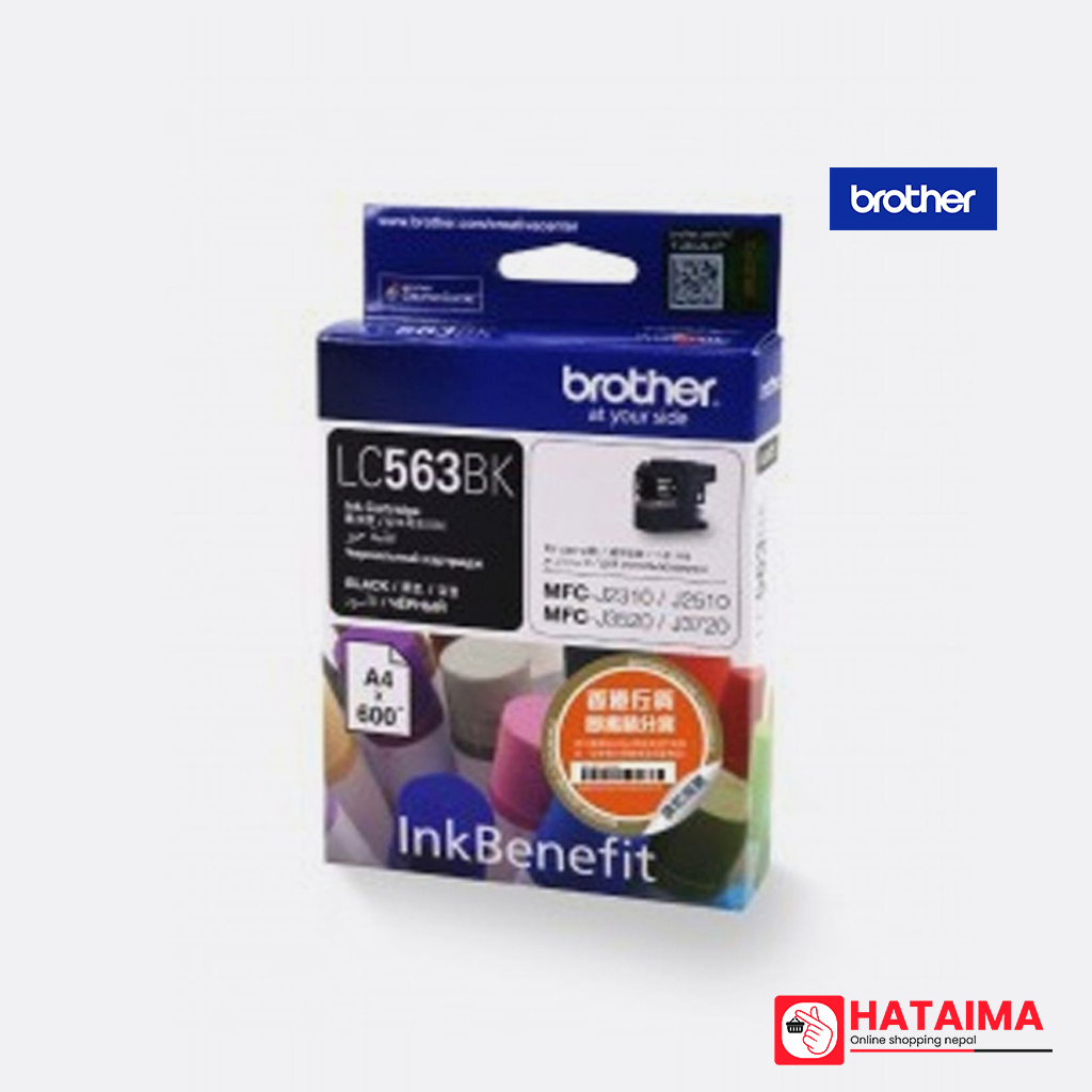Brother Cart. LC-563BK Ink Cartridge