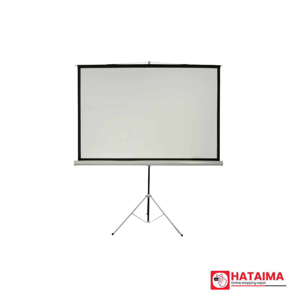 xLab XPSTS-84 Projector Screen, Tripod 84", 4:3, Matte White, 0.38mm Thickness