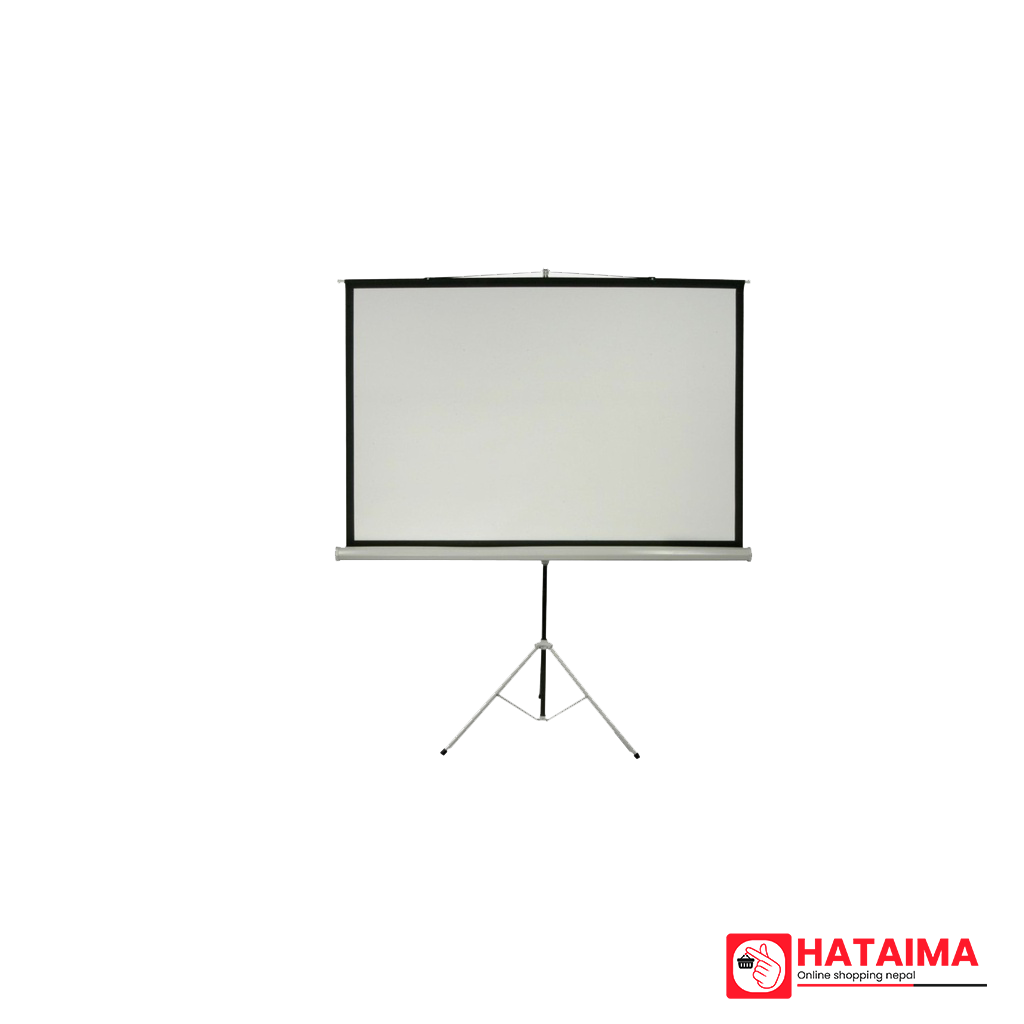 xLAB XPSTS-60 Projector Screen, Tripod 60*60", 1:1 Matte White, 0.38mm Thickness
