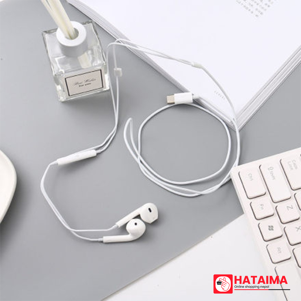 UP23 Type-C Earphones (White)