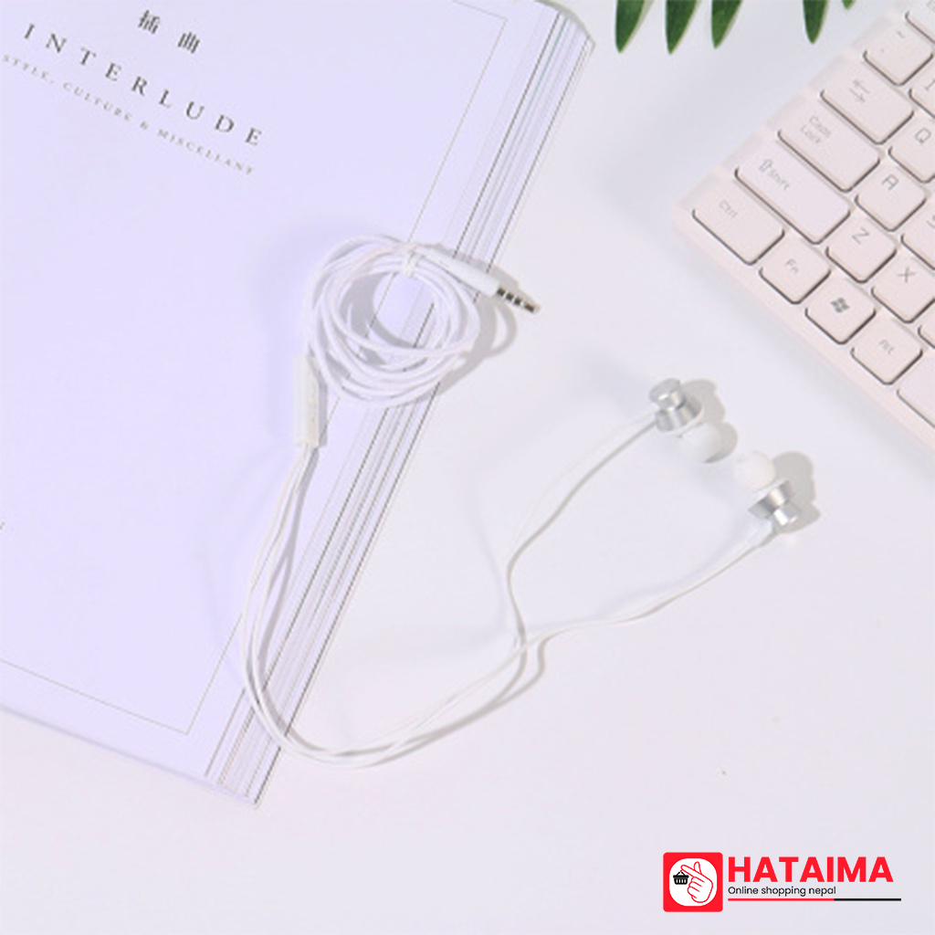 Braided Jacket In-Ear Earphones (Silver)